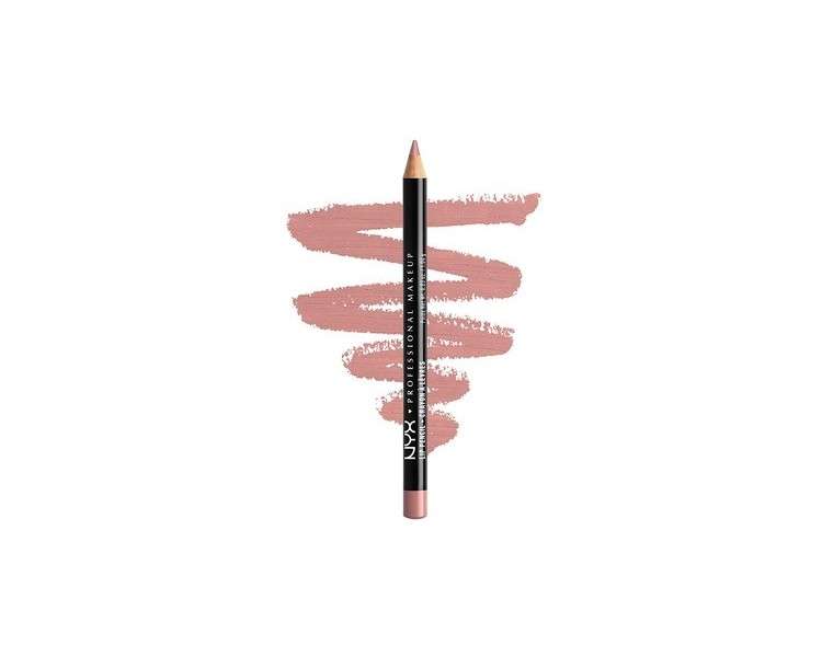 NYX Professional Makeup Slim Lip Pencil Long-Lasting Creamy Lip Liner Pale Pink