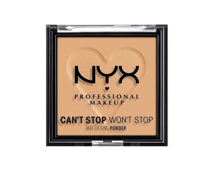 Nyx Can't Stop Won't Stop Mattifying Pressed Powder Shade LIGHT