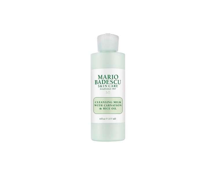 Mario Badescu Cleansing Milk with Carnation Rice Oil 6 Fl Oz