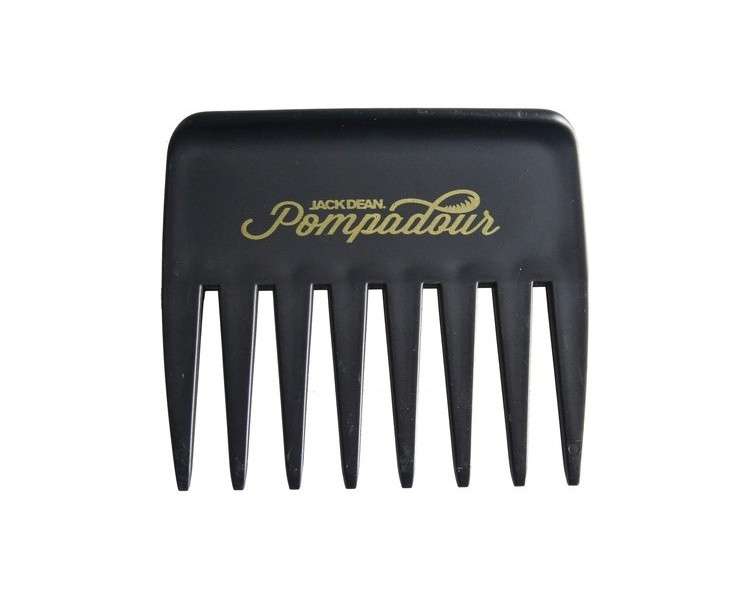 Jack Dean Pompadour Streaker Comb - Black