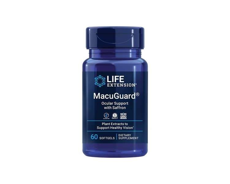 Life Extension MacuGuard Ocular Support 60 Softgels