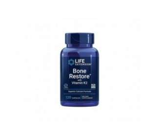 Life Extension Bone Restore with Vitamin K2 120 Capsules