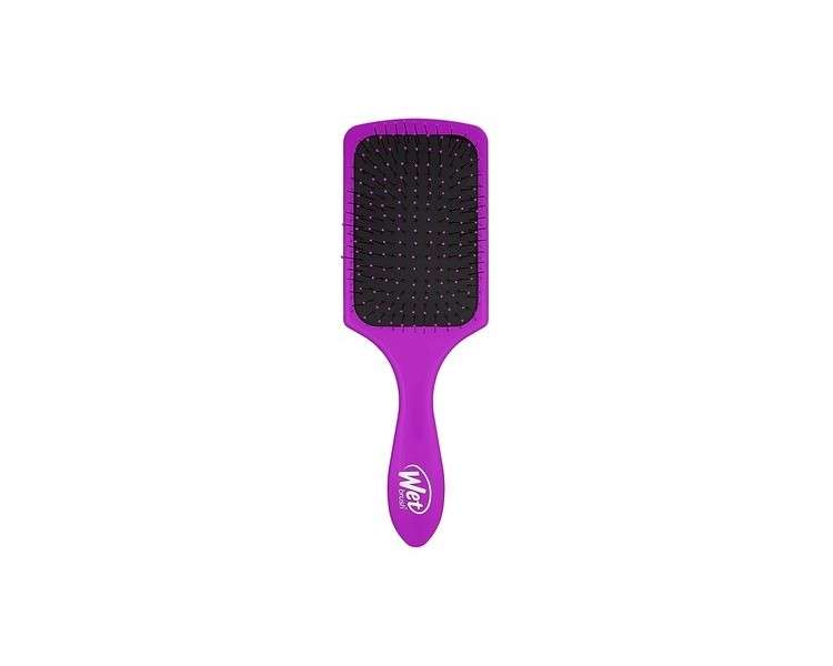 WetBrush Paddle Detangler Eco Friendly Heat Resistant Bristles for All Hairtypes Purple