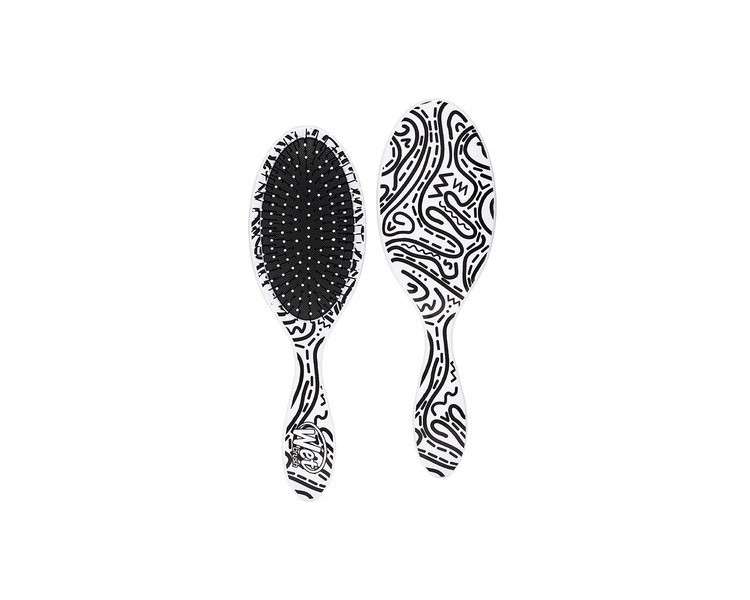 Wet Brush Hair Brush Original Detangler Street Map Ultra-soft IntelliFlex Bristles