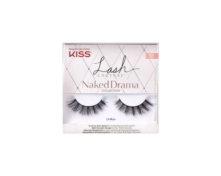 Kiss Lash Couture Naked Drama Chiffon False Eyelashes