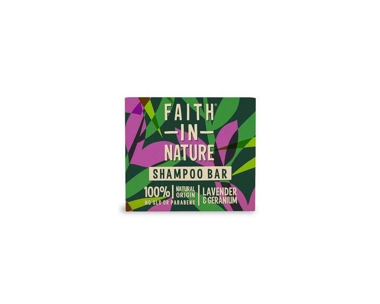 Faith In Nature Natural Lavender & Geranium Nourishing Hair Soap 85g