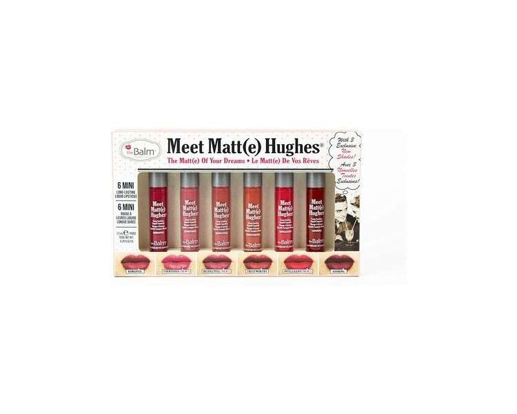 theBalm Meet Matt(e) Hughes Mini Liquid Lipsticks Vol. 12 - Pack of 6