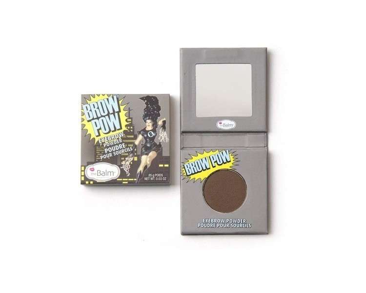 theBalm Brow Pow Eyebrow Powder 0.85g Clean & Green Dark Brown