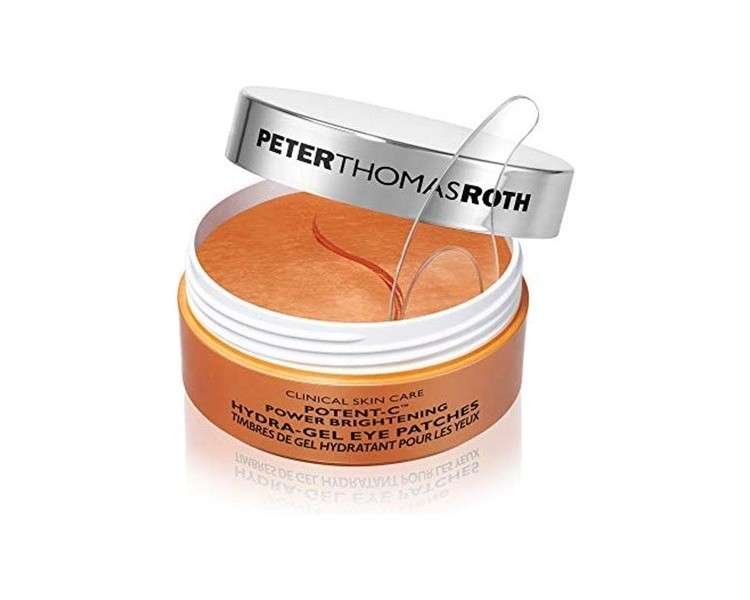 Peter Thomas Roth Potent-C Power Brightening Hydra-Gel Eye Patches for Unisex 60 Patches