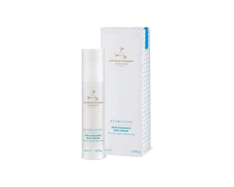 Aromatherapy Associates Hydrating Rose Radiance Skin Serum with Evening Primrose, Rose & Jojoba Oil 50ml