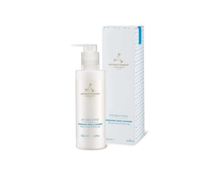 Aromatherapy Associates Hydrating Renewing Rose Cleanser with Damask Rose, Geranium & Jojoba Oil 200ml