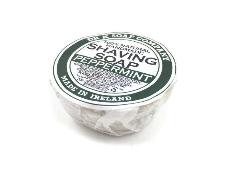 Dr K Peppermint Shaving Soap 70g