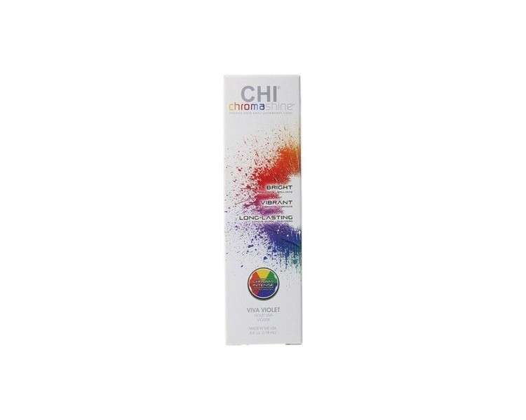 Chi Chroma Shine Farouk Viva Violet Permanent Hair Color 118ml