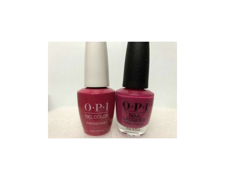 OPI Gelcolor + Matching Gel Polish Toying with Trouble HP K09 HR K09