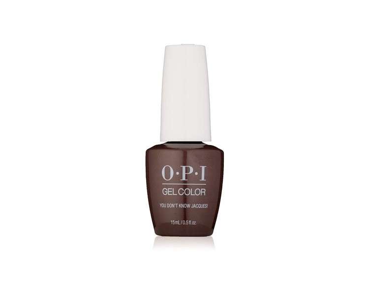 OPI GelColor Long Wear Brown Nail Polish 0.5 fl oz You Don't Know Jacques