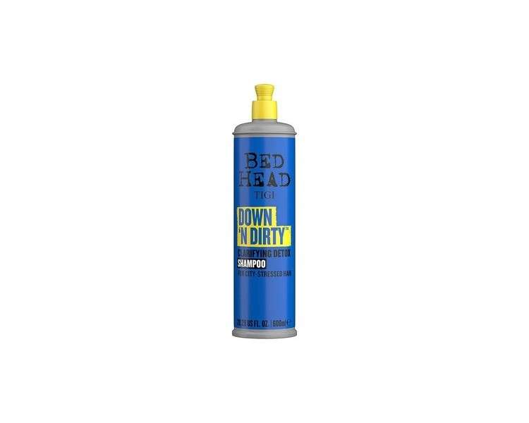 Bed Head by TIGI Down N' Dirty Clarifying Detox Shampoo for Cleansing 600ml