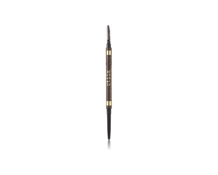 Stila Sketch & Sculpt Eyebrow Pencil Dark - Smudge-Proof & Double-Sided - Micro Tip