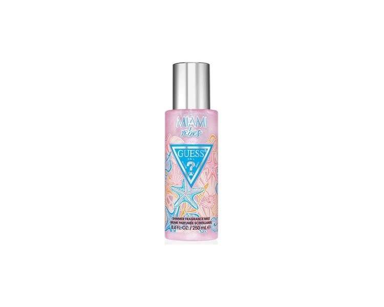 Guess Destination Miami Vibes Shimmer Body Mist Spray, 8.4 Fl Oz