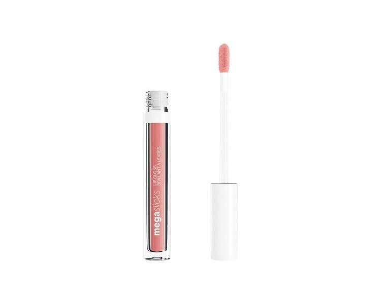 Wet n Wild Mega Slicks Lip Gloss Extra-Shiny Light and Bright Texture with Hyaluronic Acid and Vegan Collagen Snuggle Sesh