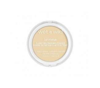 Wet n Wild Bare Focus Clarifying and Finishing Powder with Hyaluronic Acid and Vitamin E for Fair/Light Skin Tones
