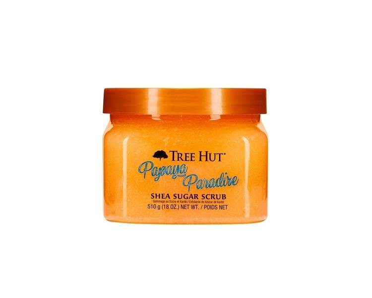 TH Papaya Paradise Shea Sugar Scrub with Shea Butter, Papaya Extract and Pineapple Enzymes 18oz 1.12lb