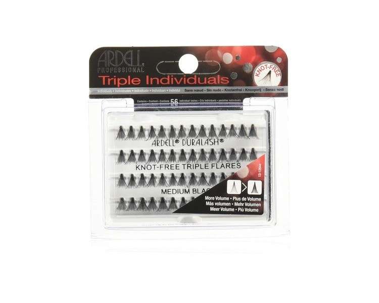 ARDELL Triple Individuals Knot-Free Medium Black 25g