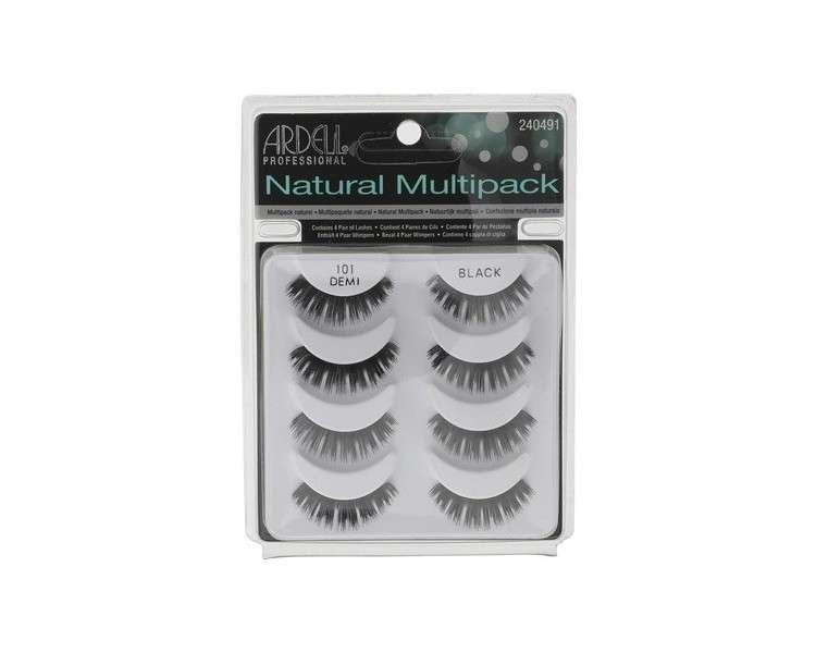 ARDELL Natural 101 Black False Eyelashes 4 Pack 25g