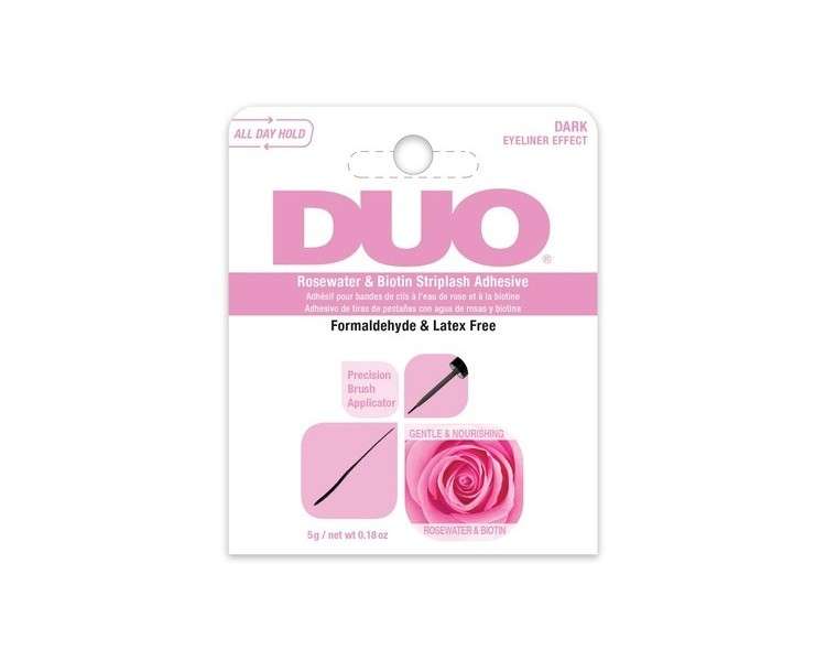 DUO Rosewater & Biotin Striplash Adhesive Dark 5g 0.18oz