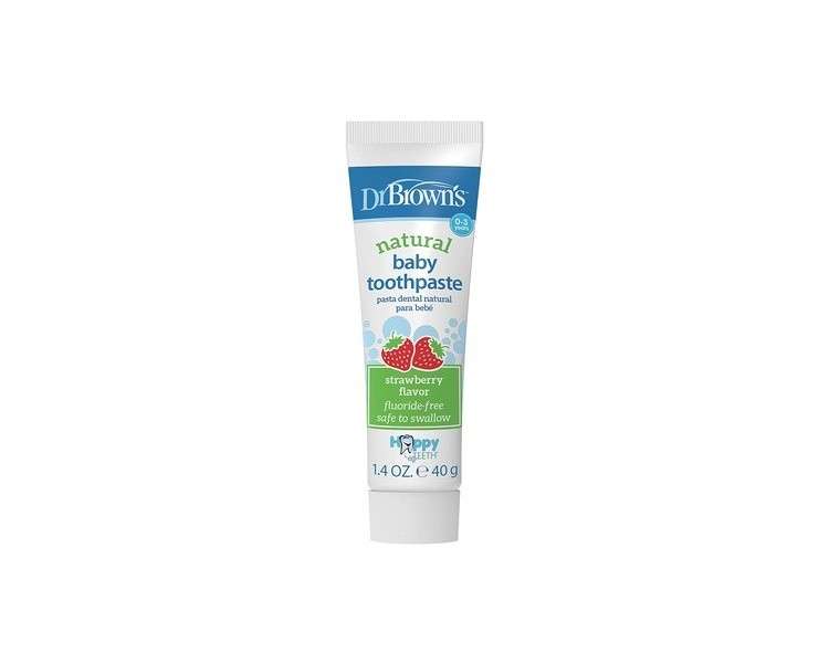 Dr. Brown's Baby Toothpaste Strawberry Flavor 40g