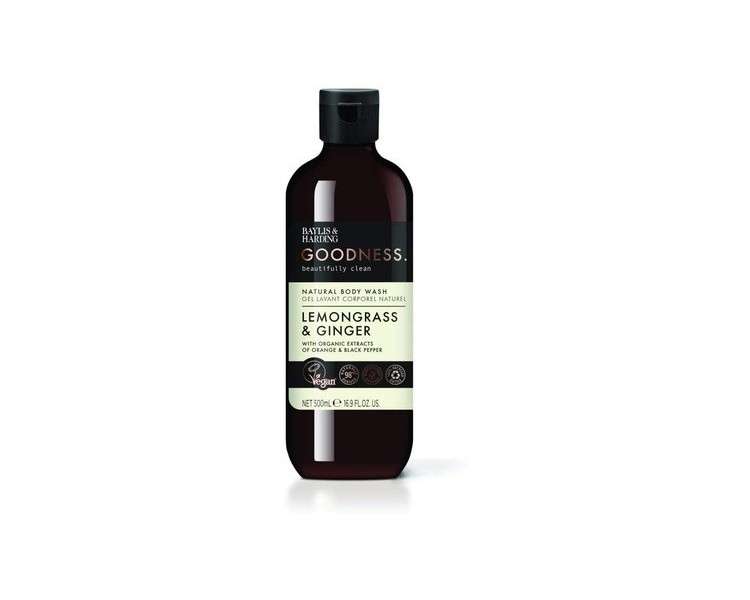 Baylis & Harding Goodness Lemongrass and Ginger Body Wash 500ml