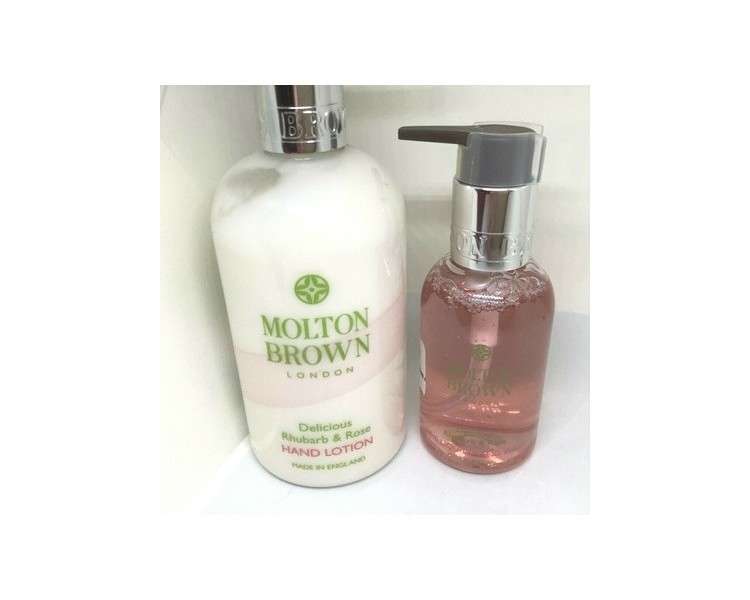 Molton Brown London Delicious Rhubarb & Rose Hand Lotion 10oz 300ml