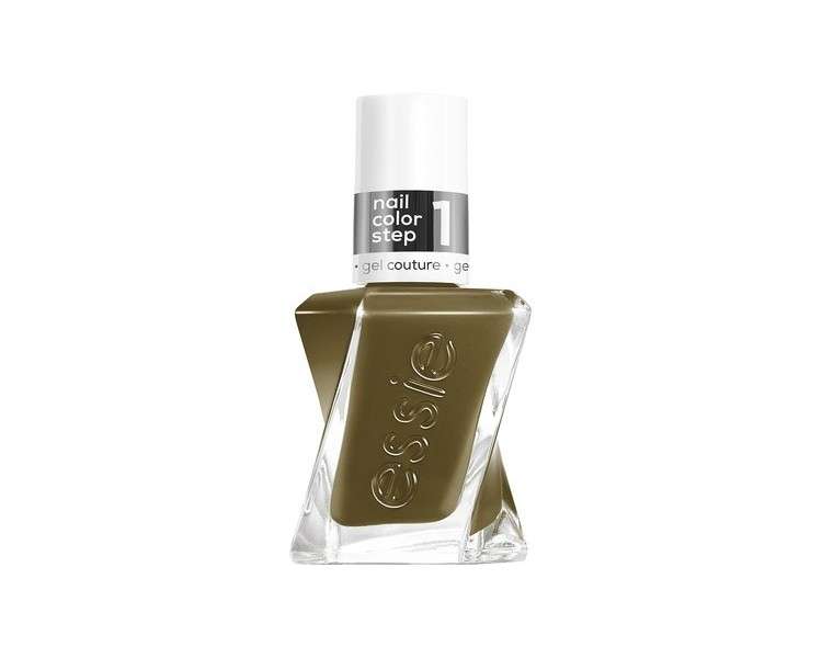 Essie Long Lasting Nail Polish with Shiny Finish Gel Couture 13.5ml No. 540 Totally Plaid Olive Green