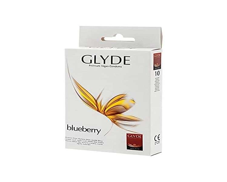 Glyde Ultra Blue Vegan Blueberry Condoms