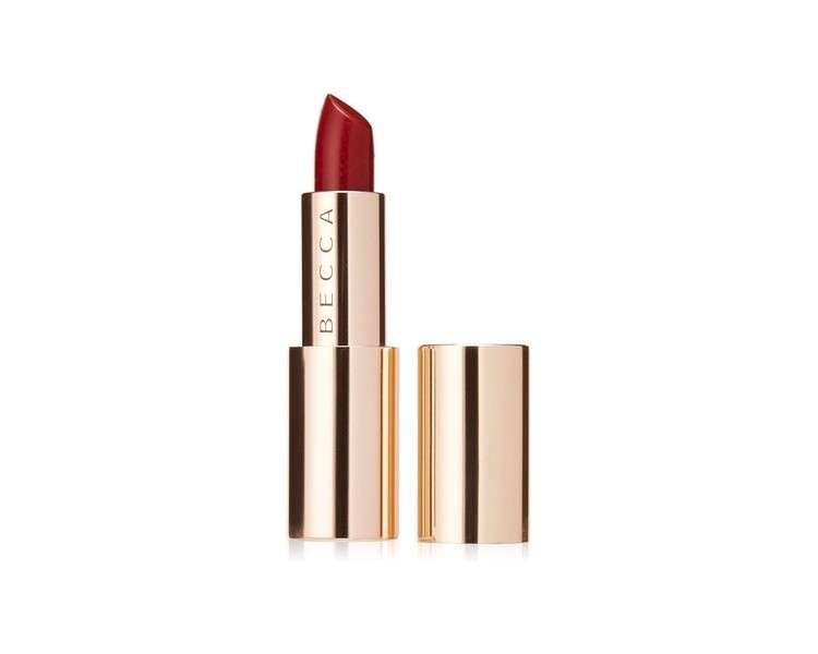 Becca Ultimate Lipstick Love Ember Warm Deep Red 0.12oz