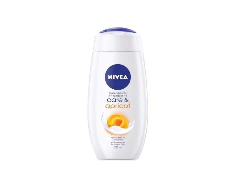 Nivea Care & Apricot 250ml - Shower Cream for Women