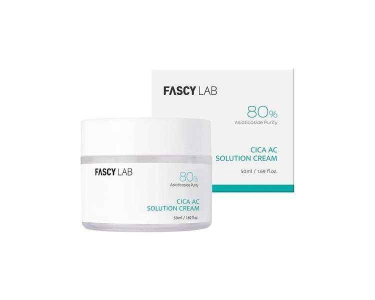 Fascy Lab CICA Cream Korean Skincare Facial Moisturizer for Acne Prone Skin 50ml