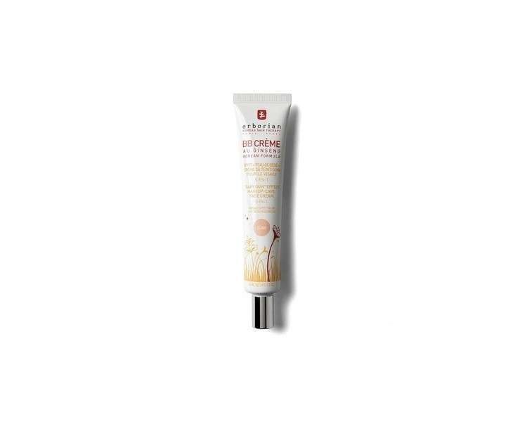 Erborian BB Cream with Ginseng Tinted Day Cream 5-in-1 Korean Face Cream with SPF 20 Light Skin Tone 45ml