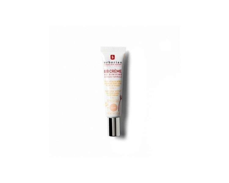 Erborian BB Cream with Ginseng 5-in-1 Tinted Korean Face Care with SPF 20 - Clair 15ml