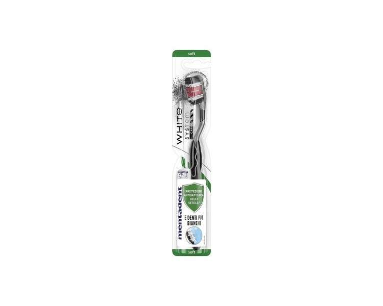 Mentadent White System Carbon Toothbrush
