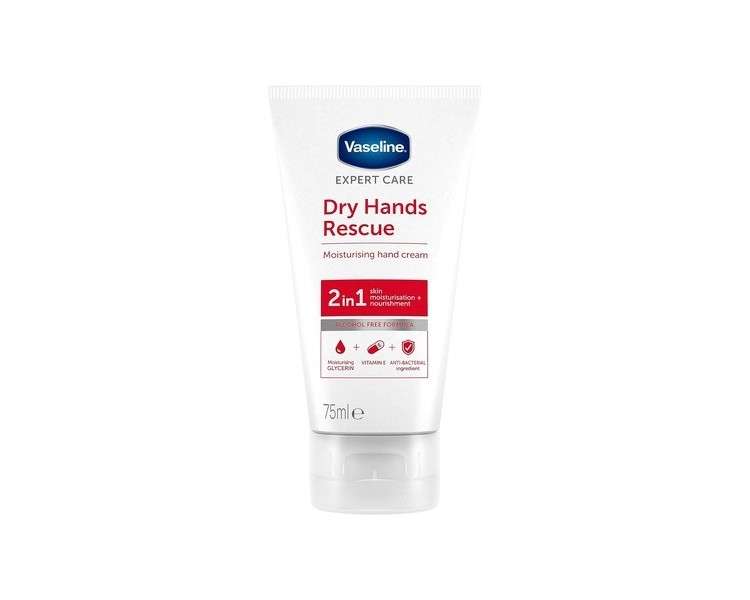 Vaseline Dry Hands Rescue Hand Cream 75ml