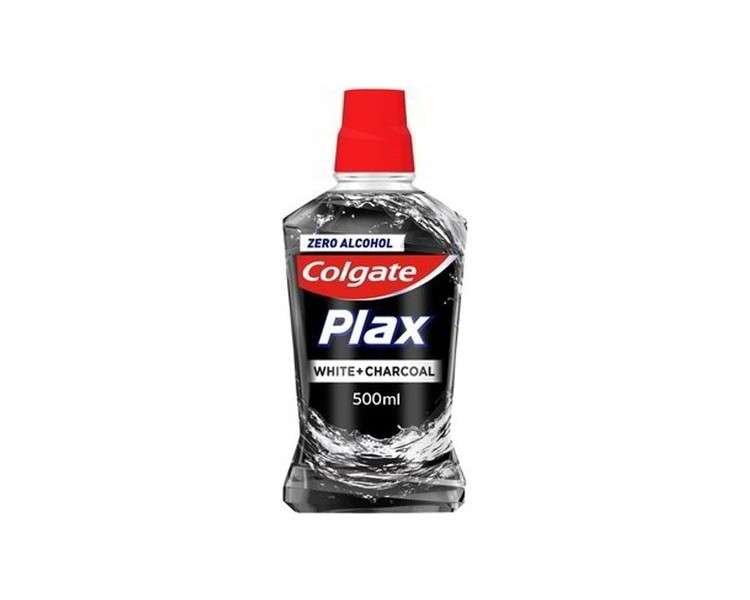 Colgate Plax White + Charcoal Mouthwash 500ml