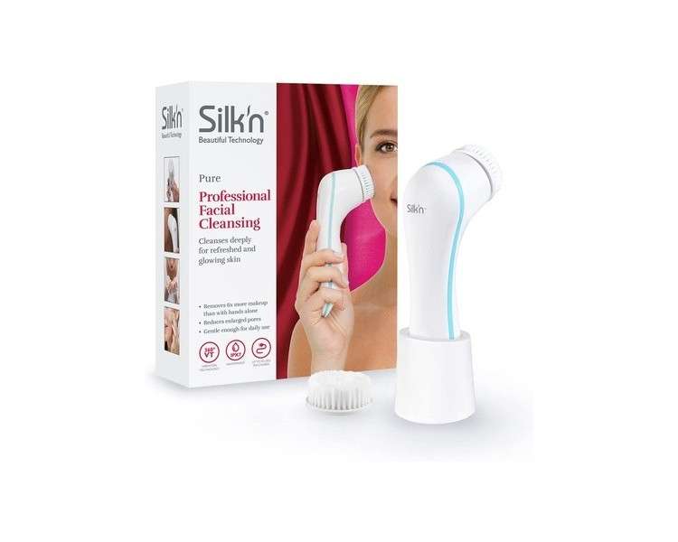 Silk'n Pure Brush Heads Facial Massage Gentle Cleansing and Massage for All Skin Types White