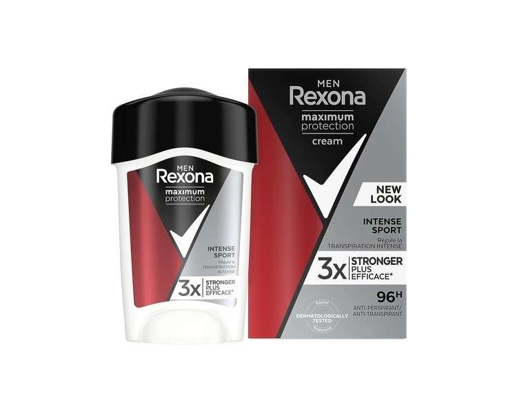 Rexona Men's Intense Sport Deodorant Anti-Perspirant Maximum Protection 45ml