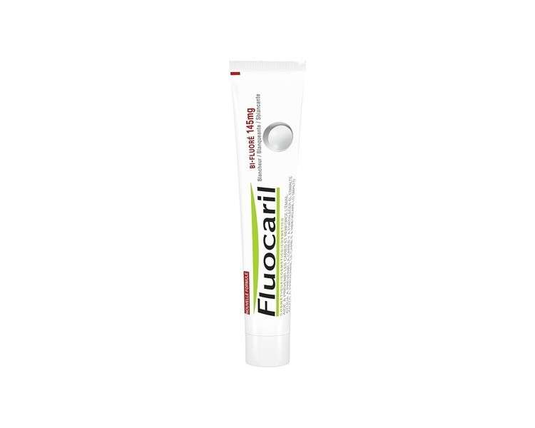 Fluocaril Bi-Fluorinated Whiteness Toothpaste 75ml - Pack of 2