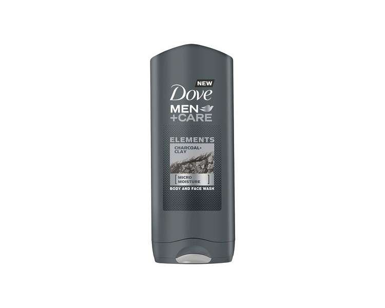 Dove Men+Care Body Wash Charcoal & Clay 400ml