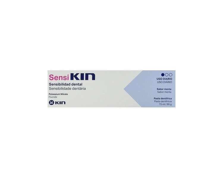 Sensi Kin Toothpaste 75ml ~ Sensitive Teeth Relief, Potassium Nitrate + Fluoride