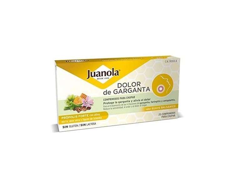 Juanola Propolis Forte Soft Flavored Lozenges 20 Count