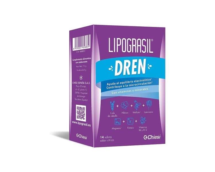 Zambon Draining Lipograsil 14 Envelopes