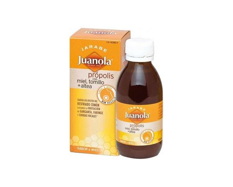 Juanola Propolis+Honey+Thyme Syrup 150ml