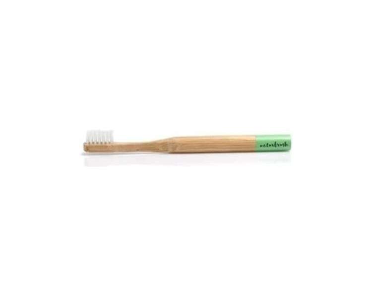 Naturbrush Bamboo Toothbrush Children/As Green 100ml Brown 1 Count